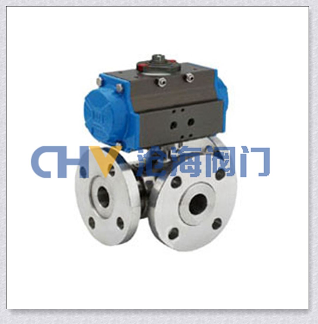 Q644F(H)、Q645F(H)氣動(dòng)三通球閥